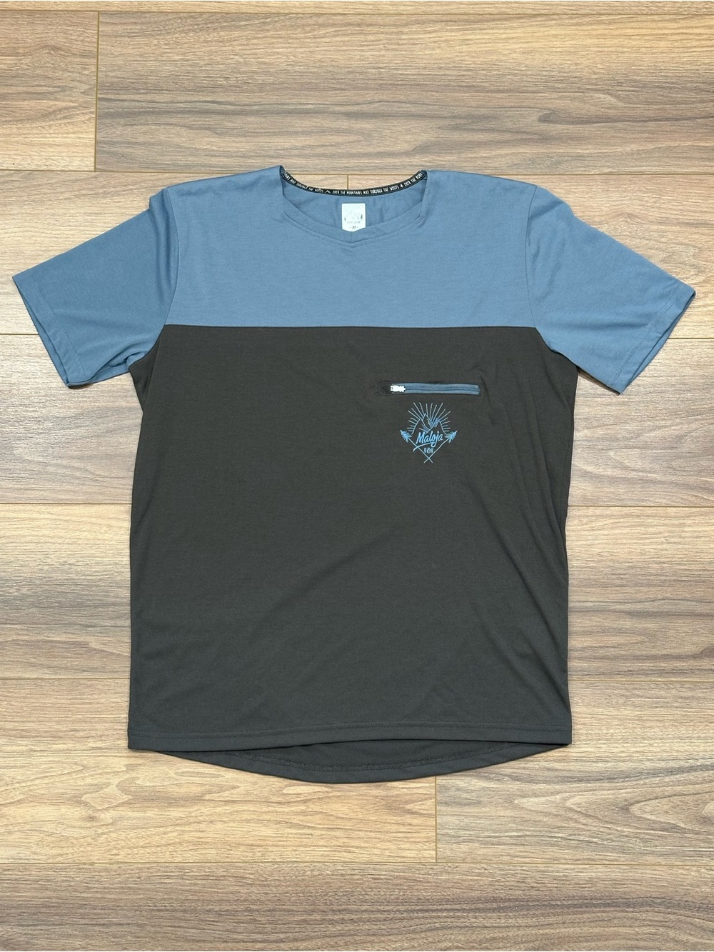 Maloja Goodwin Tee Shirt in Blue Size Medium